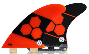 Shapers Fins - AM2 Al Merrick 2+1(FCS) - Orange - Large