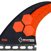 Shapers Fins - AM2 Stealth (Future) - Orange - Large
