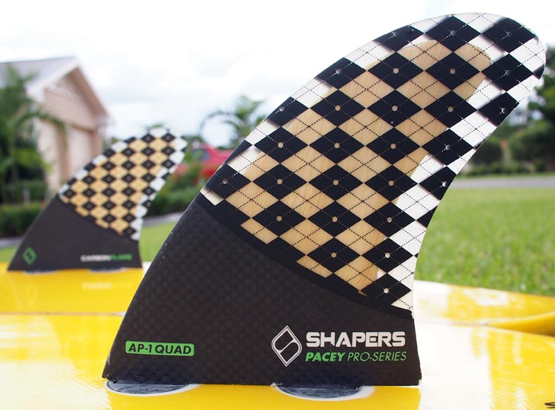 Shapers Fins - AP1 Quad (Future) - Asher Pacey - Small-Medium
