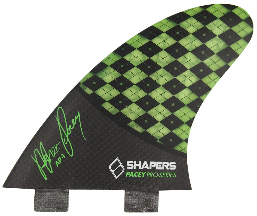 Shapers Fins - AP1 (FCS) Asher Pacey - Green - Small-Medium