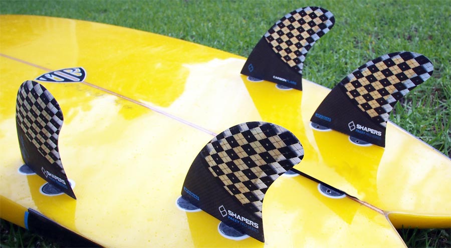 FCS SHAPERS PACEY AP2 QUAD フィン 5枚セット