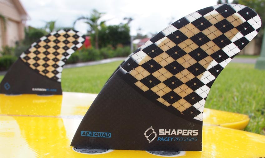 Shapers Fins - AP2 Quad - Asher Pacey - Medium-Large