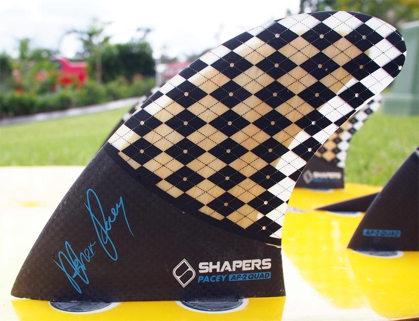 Shapers Fins - AP2 Quad - Asher Pacey - Medium-Large