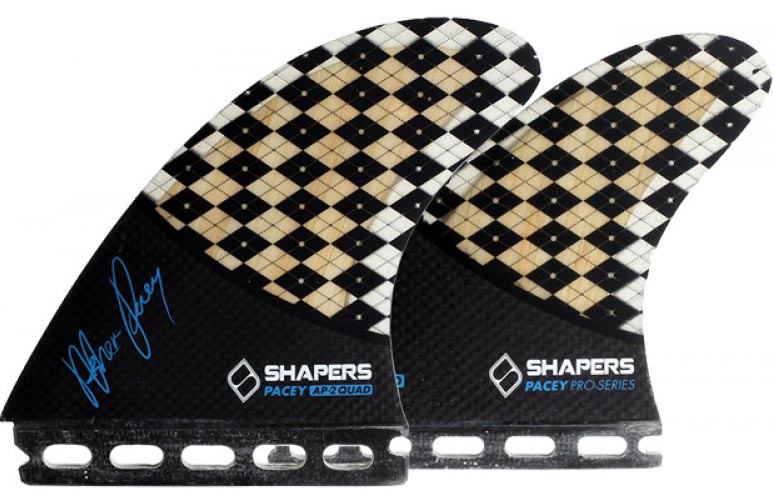 Shapers Fins - AP2 Quad (Future) - Asher Pacey - Medium-Large