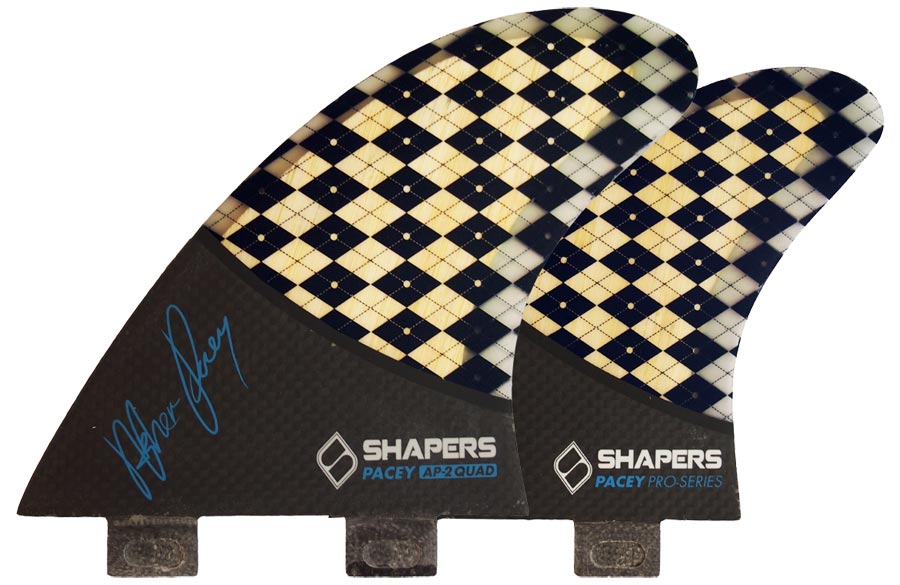 Shapers Fins - AP2 Quad - Asher Pacey - Medium-Large