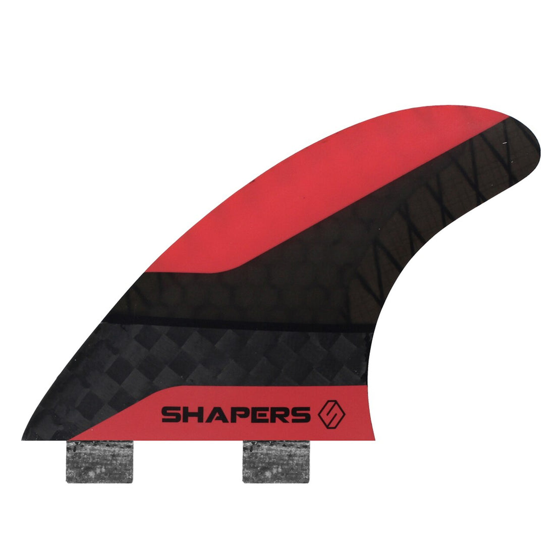 Shapers Fins - CarbonFlare Driver (FCS 1) - Red -Large