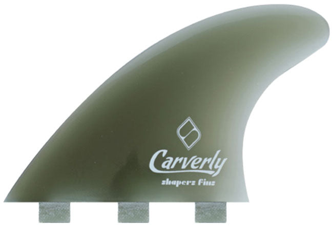 Shapers Fins - Carverley Twin Fins (FCS) - Clear/Smoke