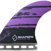 Shapers Fins - Coffey-1 (Future) - Purple - Small