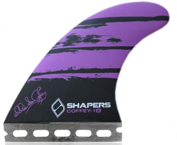 Shapers Fins - Coffey-1 (Future) - Purple - Small