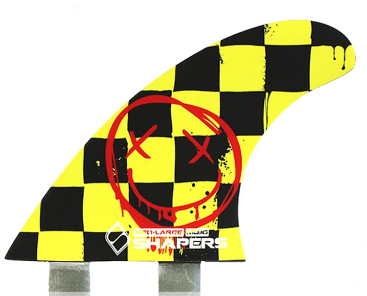 Shapers Fins - CS-MOJO (FCS) - Yellow - Med/Large