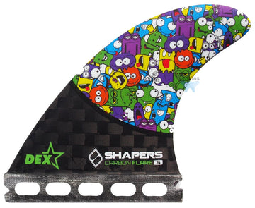 Shapers Fins - Dex Cartoon (Futures) - Small