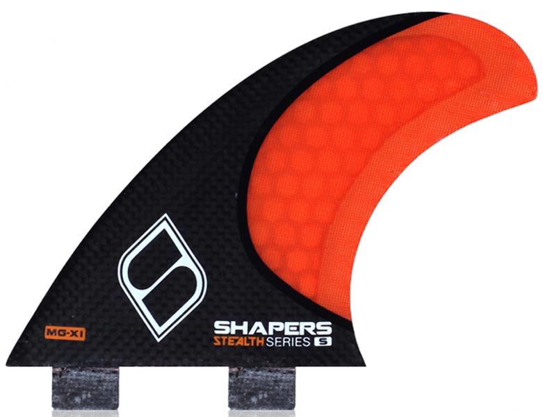 Shapers Fins - Stealth MGXI - Orange - Small