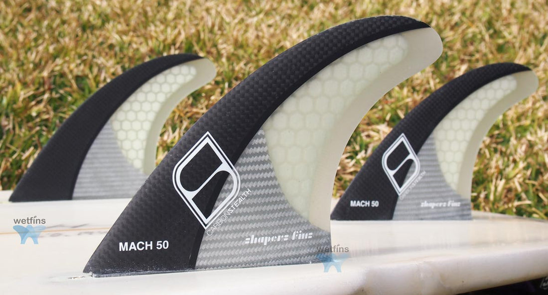 Shapers Fins - Mach 50 (Futures) - Metallic - Medium/Large
