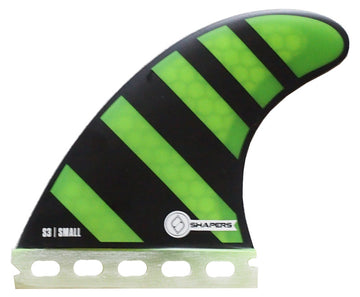 Shapers Fins - S3 (Future) - Green - Small