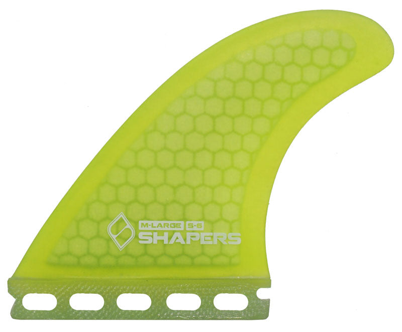 Shapers Fins - S6-SDL  (Future) - Yellow - Medium/Large