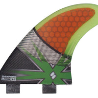 Shapers Fins - S7 Spectrum (FCS) - Green - Large