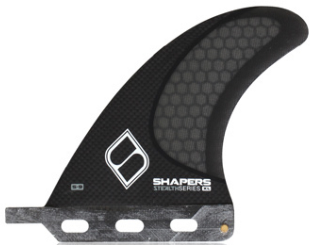 Shapers Fins - 5.25" - S9 - Black - X-Large