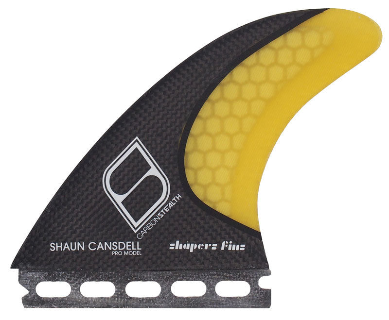 Shapers Fins - SC01 (Futures) - Yellow - Medium/large