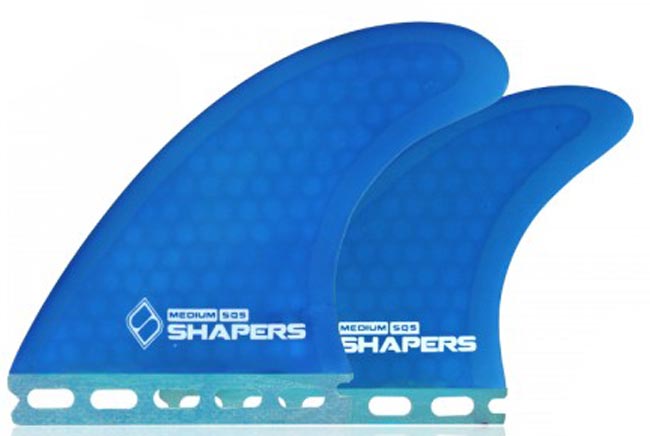 Shapers Fins - SQ5 Quad (Futures) - Blue - Medium