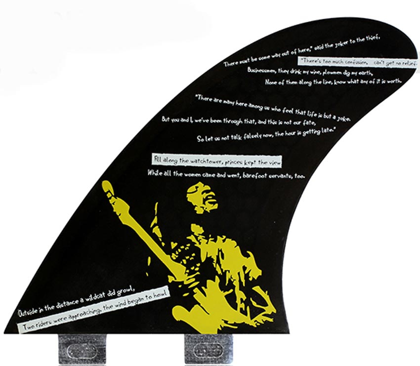 Shapers Fins - STF.X Twin Fins (FCS) - Jimi Hendrix