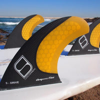 Shapers Fins - Stealth S-Drive (Future) - Yellow - Medium