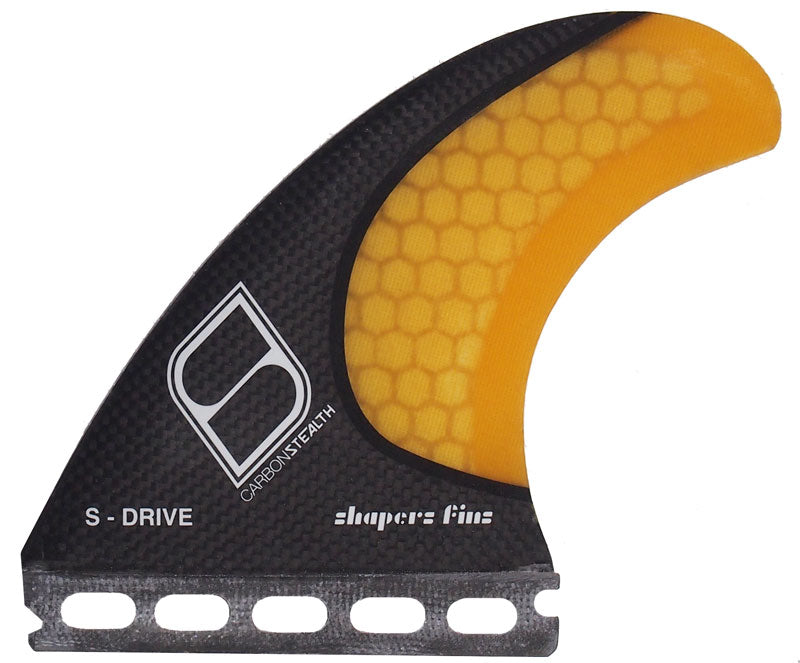Shapers Fins - Stealth S-Drive (Future) - Yellow - Medium