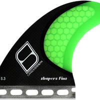 Shapers Fins - Stealth S3 (Future) - Fluro Green - Small