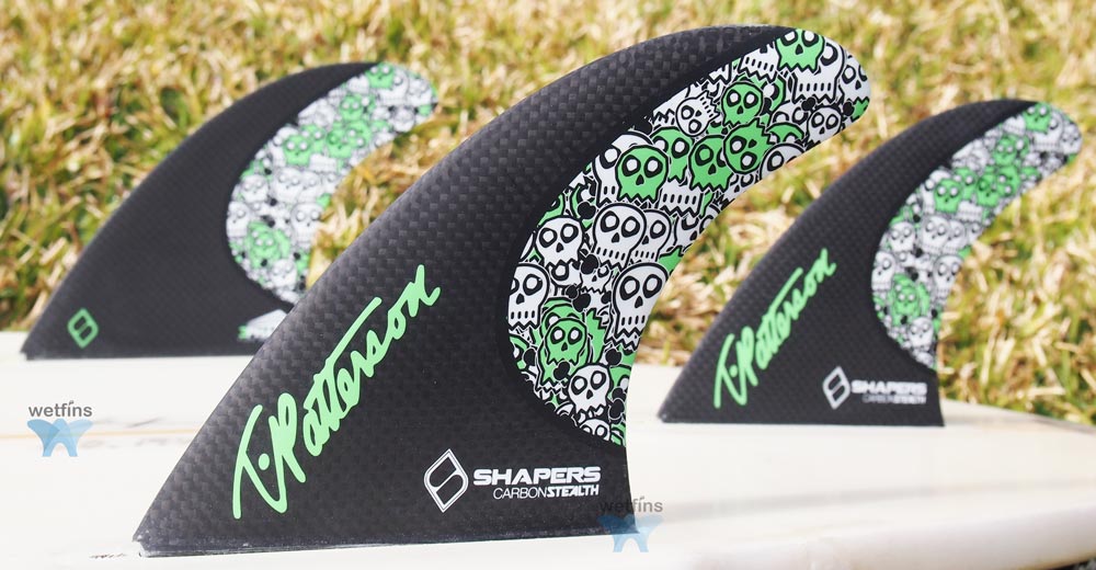 Shapers Fins - TP Timmy Patterson (Futures) - Skulls - Medium/Large