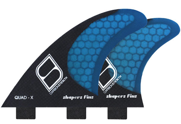 Shapers Fins - Stealth Quad-X - Royal Blue - Medium