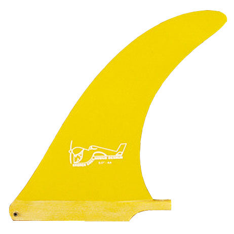 True Ames Fins - 9" George Greenough 4A - Yellow