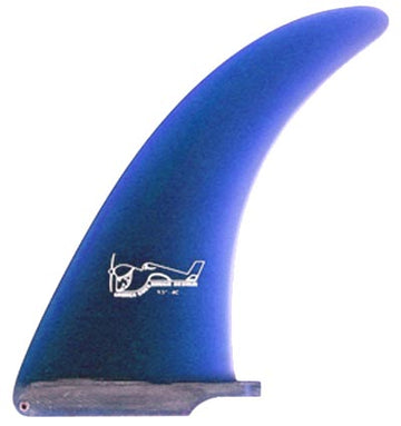 True Ames Fins - 9.5" George Greenough 4C - Blue