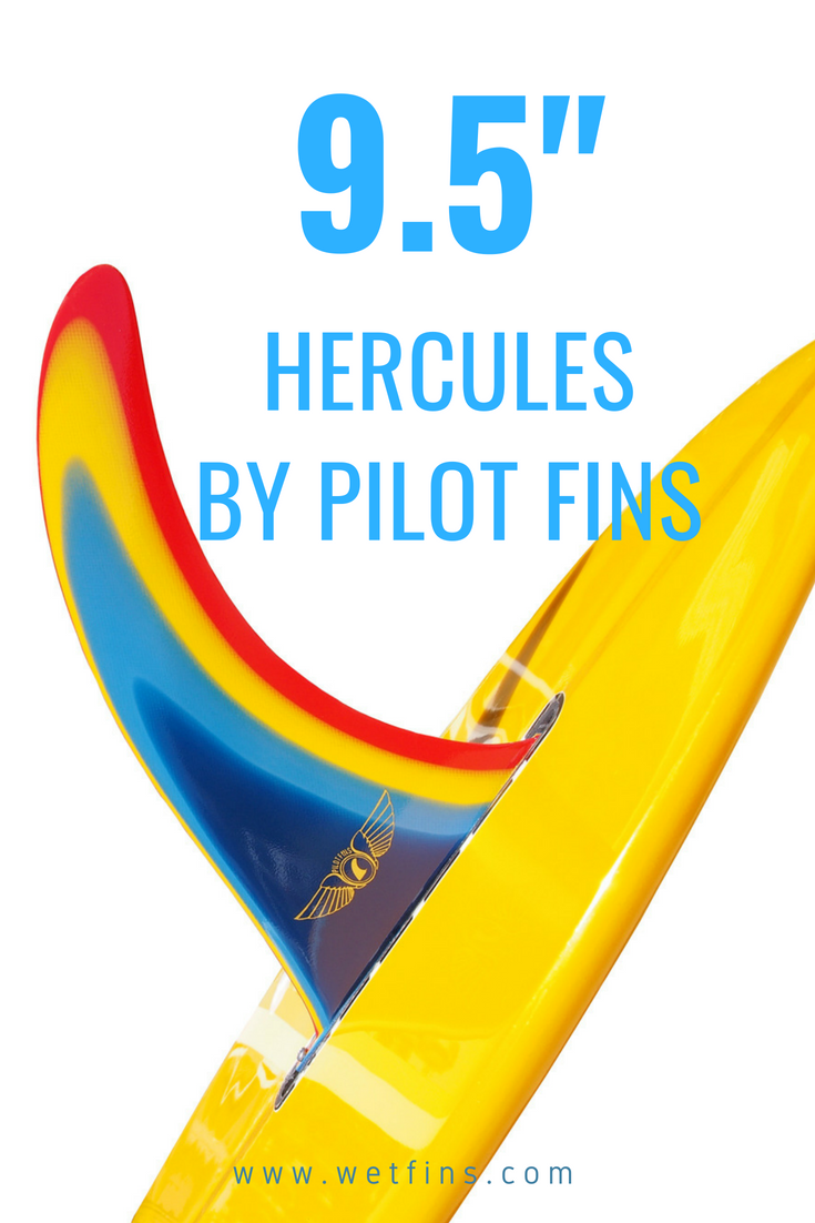 Pilot Fins - 9.5" Hercules - Multi Colour